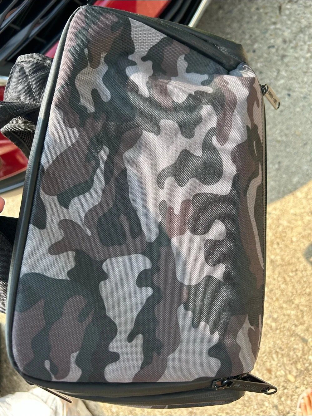 Private Label Dreamore Shoe Travel Camouflage Men’s Backpack Gray Camo